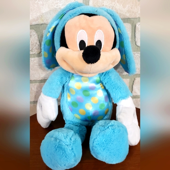 Mickey Mouse Easter Bunny Stuffed Animal Plush - Picture 1 of 9